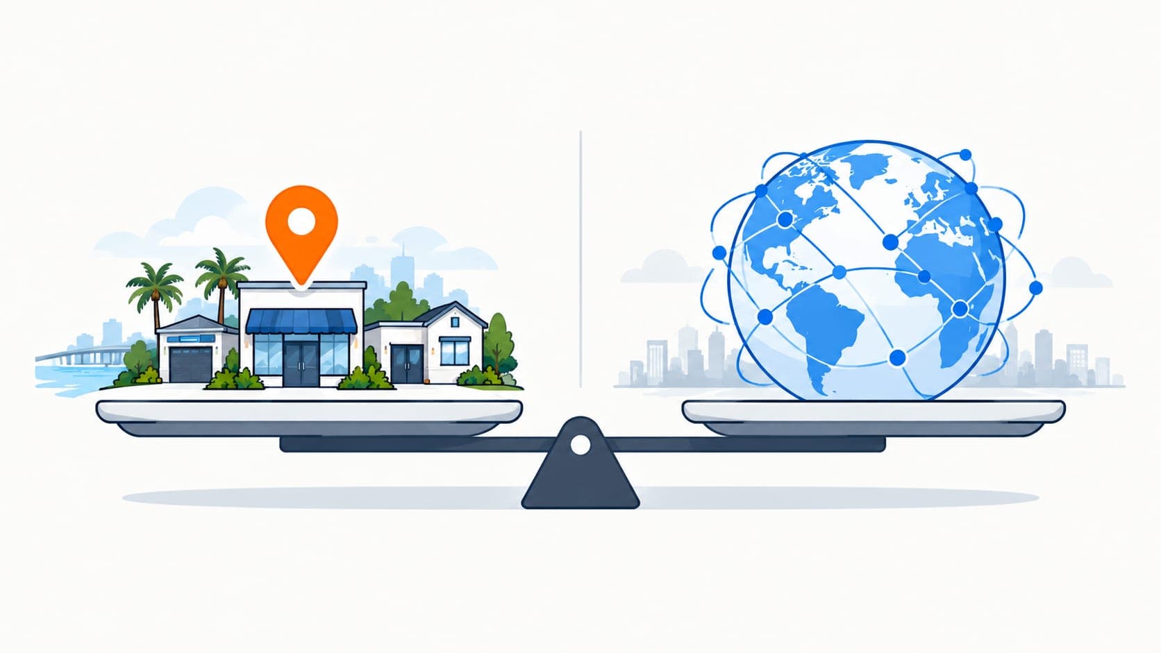 Local SEO company vs full-service SEO agency comparison for local businesses